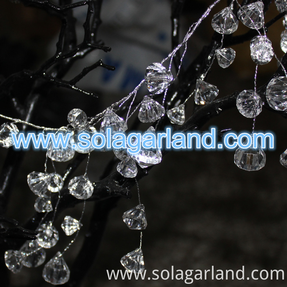 Crystal Diamond Bead Garland